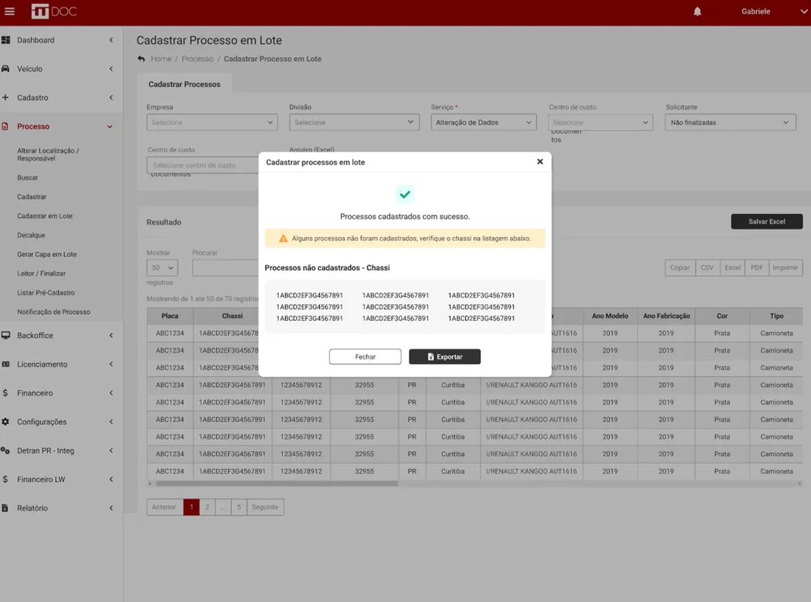 Dashboard LW DOC